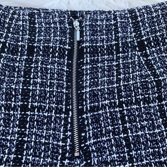 NWT Francesca’s Darla Raw Hem Tweed Mini Skirt S - Picture 10 of 11